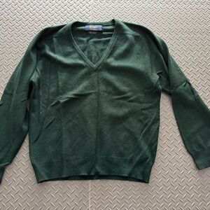 Pringle Dark Green V-Neck Sweater